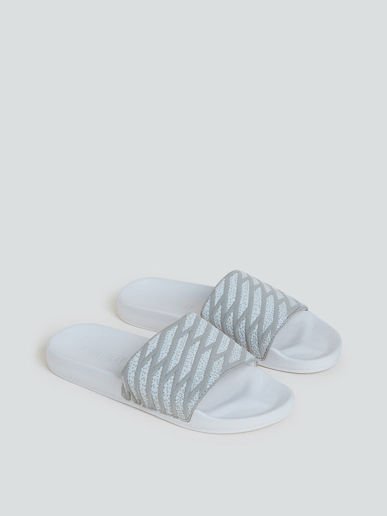 SOLEPLAY Grey Textured Slides